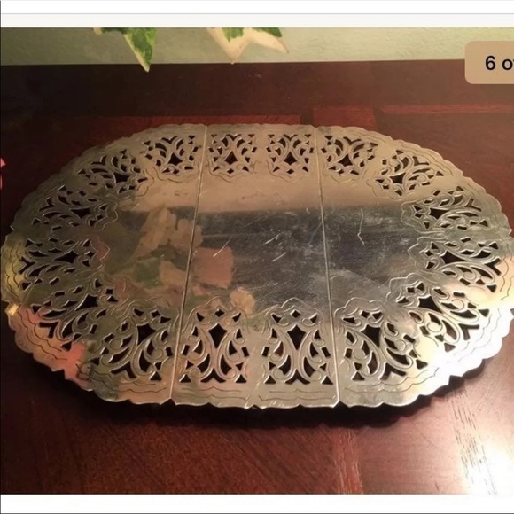 Dining Vintage Silver Plate Expandable Trivet Poshmark